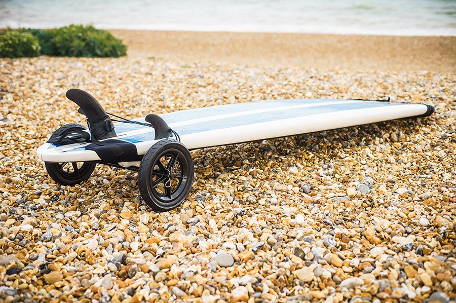 Shore Ride Carrier Attached to Board