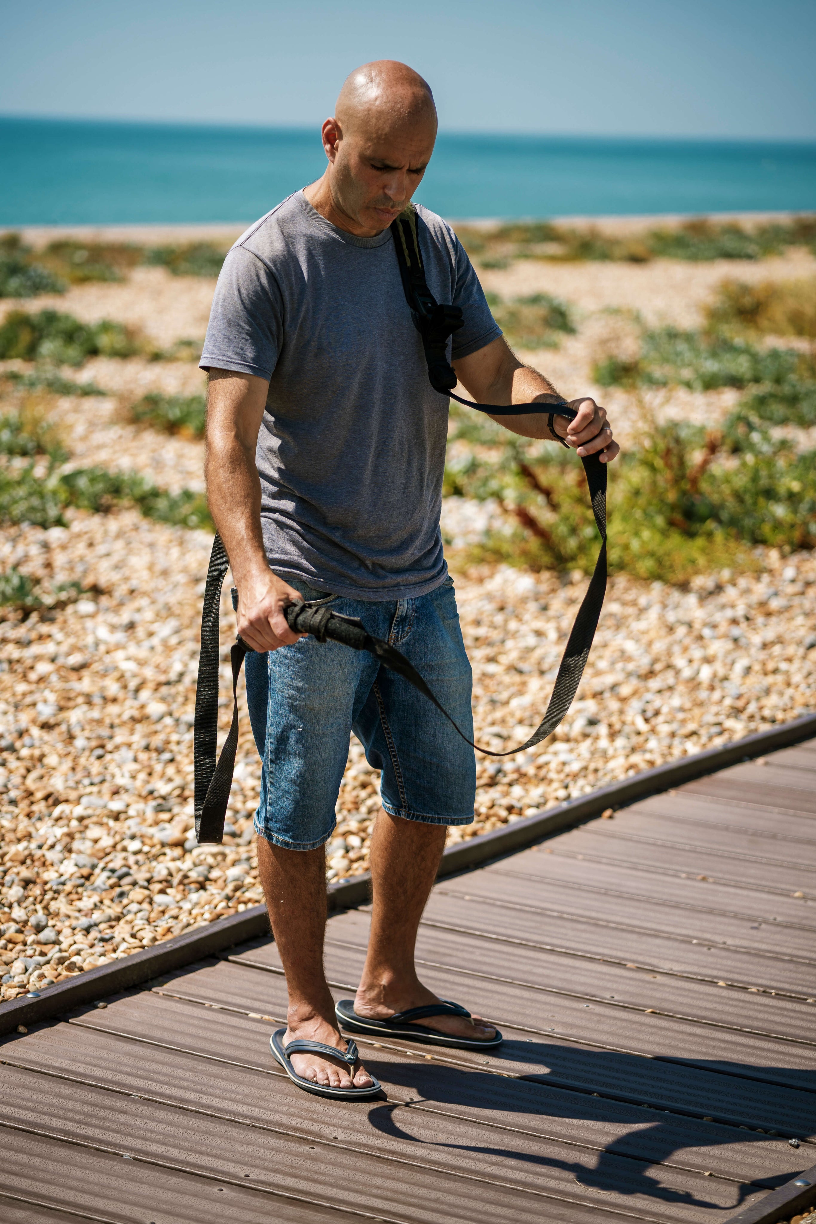 Shore Ride Sling | Ergonomic SUP & Kayak Sling for Long Walks | Shore Ride
